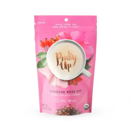 Trà Pinky Up HIBISCUS ROSEHIP LOOSE LEAF TEA POUCH 1