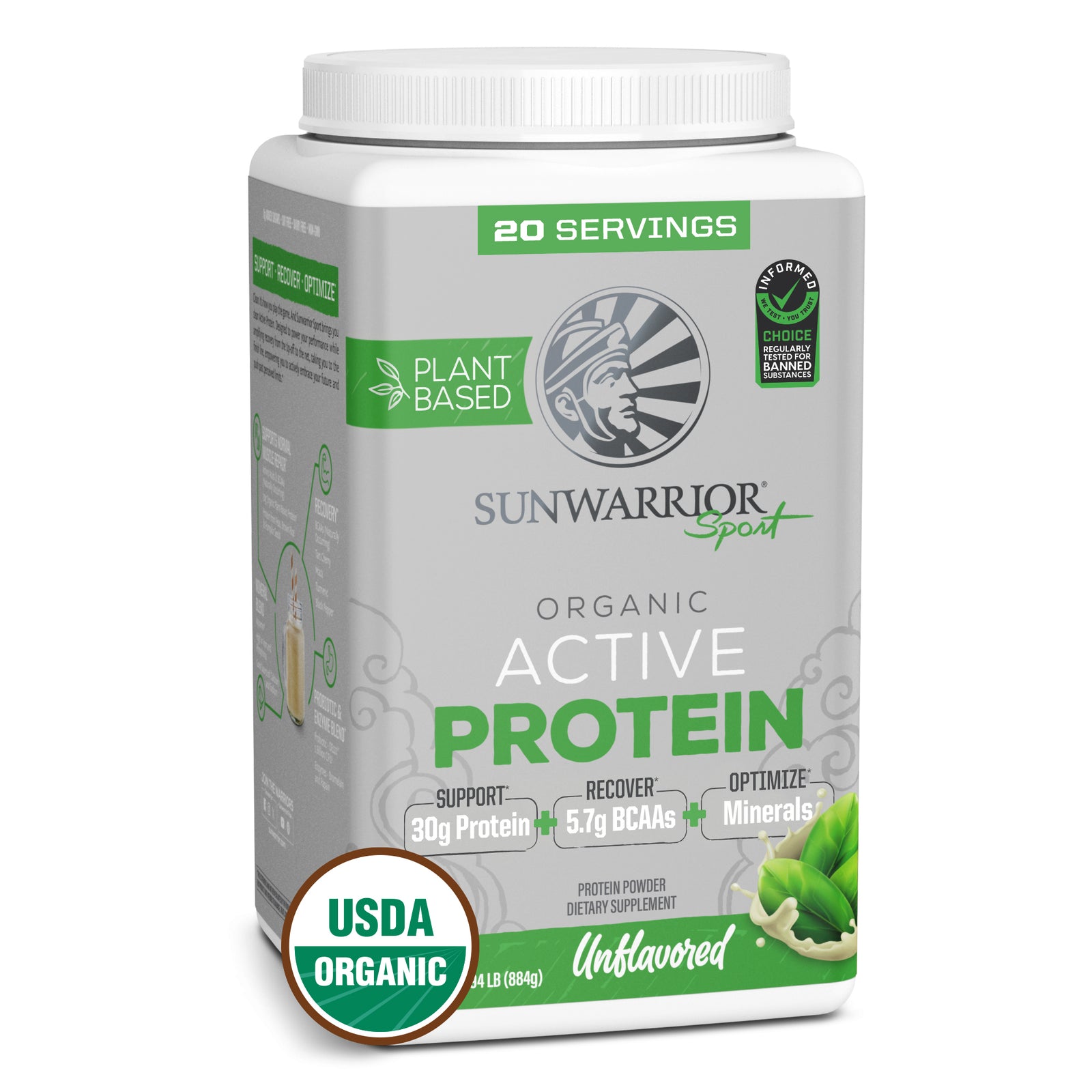 Protein thực vật hữu cơ Sunwarrior Active Protein 6