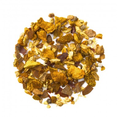 Trà Heavenly Tea Organic Turmeric Chili Chai (Golden Milk), Loose Leaf Herbal Tea Tin 21