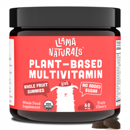 Viên nhai vitamin hữu cơ cho bé Llama Naturals Plant-Based Multivitamin Whole Fruit Gummies 4
