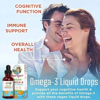 Omega 3 thuần chay từ tảo dạng dung dịch Mary Ruth's Vegan Omega-3 Liquid Drops 4