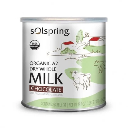 Sữa bò A2 hữu cơ dạng bột Dr Mercola Solspring® Organic A2 Dry Whole Milk 5