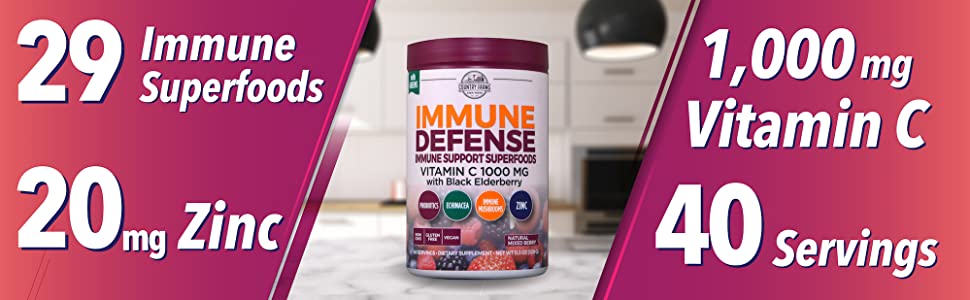 Tăng cường miễn dịch Country Farms Immune Defense Superfoods 5