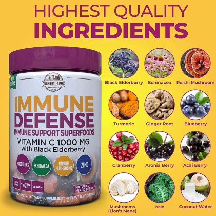 Tăng cường miễn dịch Country Farms Immune Defense Superfoods 4