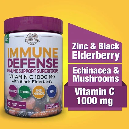 Tăng cường miễn dịch Country Farms Immune Defense Superfoods 3
