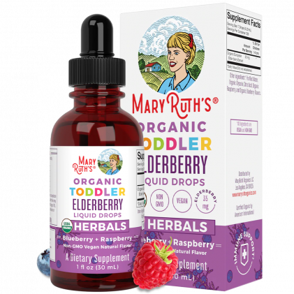 Dung dịch cây cơm cháy cho bé Mary Ruth's Organic Toddler Elderberry Liquid Drops 1