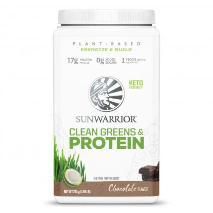 Cung cấp rau xanh & protein thực vật Sunwarrior Clean Greens & Protein - Hình ảnh 2
