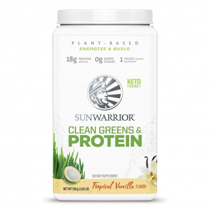 Cung cấp rau xanh & protein thực vật Sunwarrior Clean Greens & Protein 1