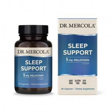 Viên uống hỗ trợ giấc ngủ Dr Mercola Sleep Support with Melatonin