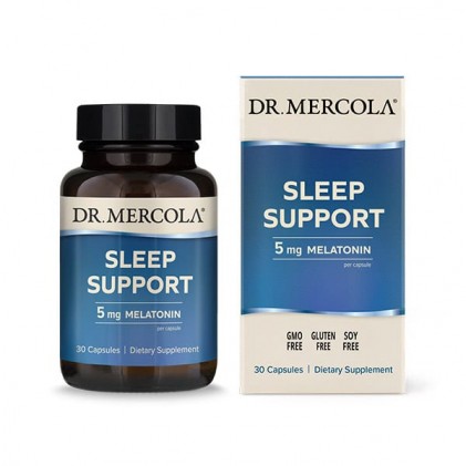 Viên uống hỗ trợ giấc ngủ Dr Mercola Sleep Support with Melatonin (5mg) 1