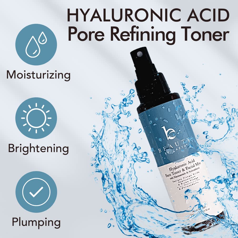 Beauty By Earth Hyaluronic Acid Face Toner and Facial Mist 8
