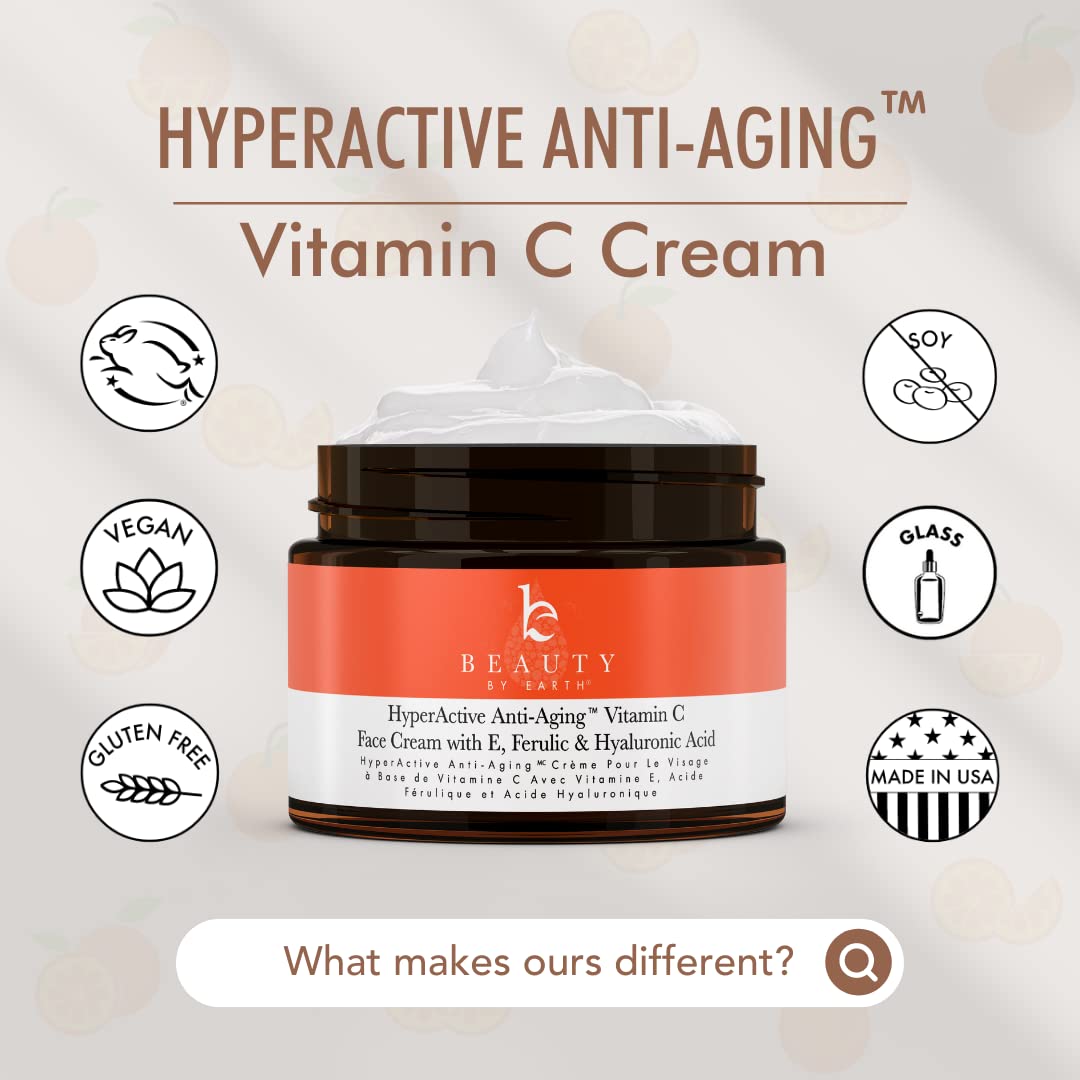 Kem dưỡng Beauty By Earth Hyperactive Anti-Aging® Vitamin C Cream 9