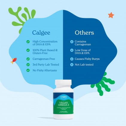 Viên uống Omega 3 thuần chay từ tảo Calgee 6