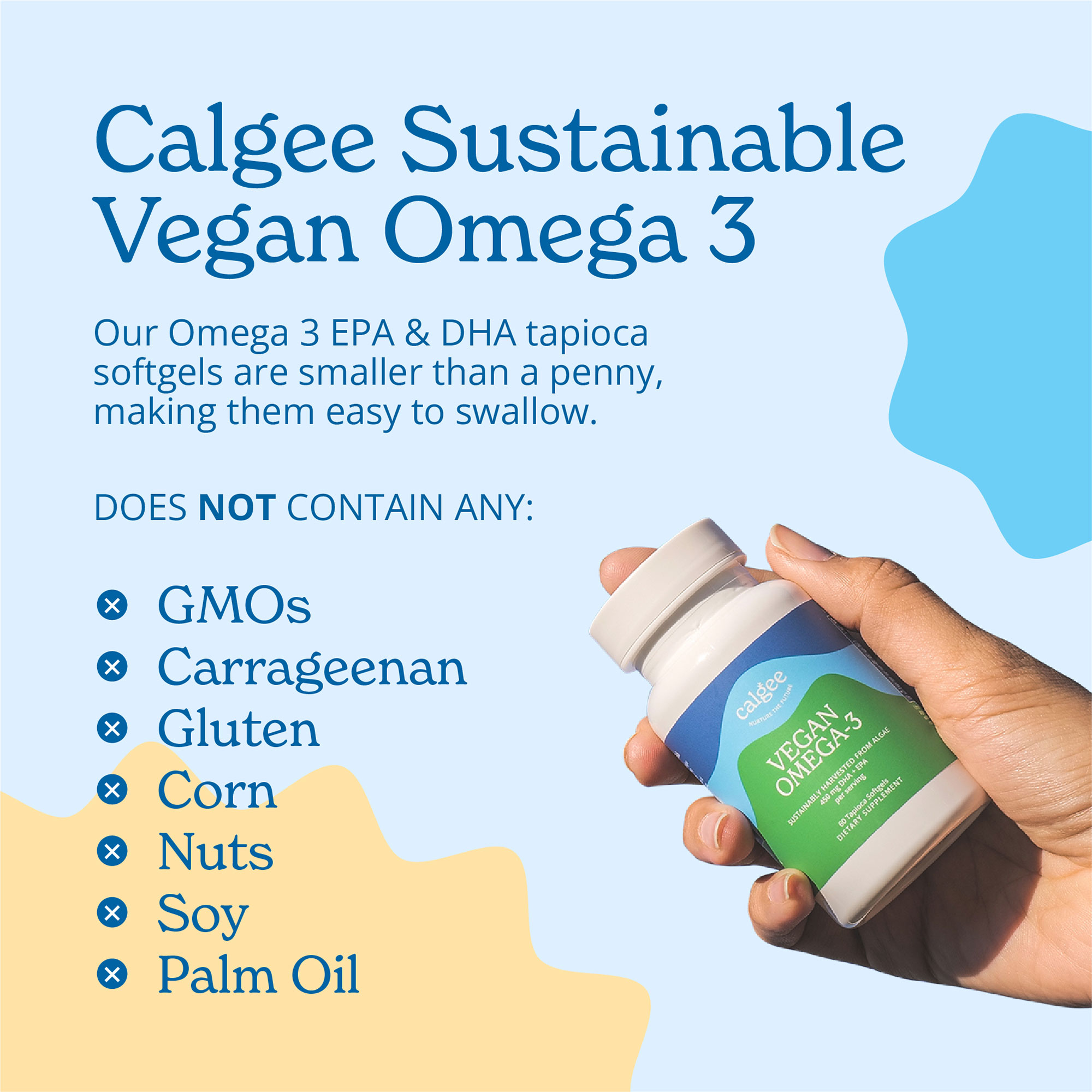 Viên uống Omega 3 thuần chay từ tảo Calgee 16