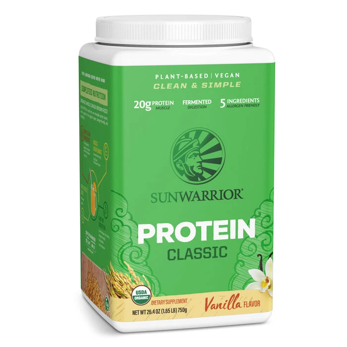 Bột protein thực vật hữu cơ Sunwarrior Classic Protein 21