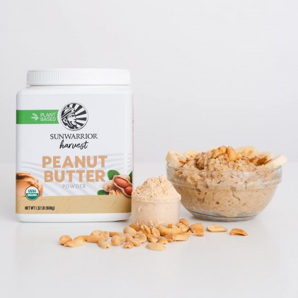 Bột bơ đậu phộng hữu cơ Sunwarrior Organic Peanut Butter Powder 8