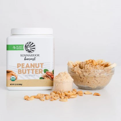 Bột bơ đậu phộng hữu cơ Sunwarrior Organic Peanut Butter Powder 8