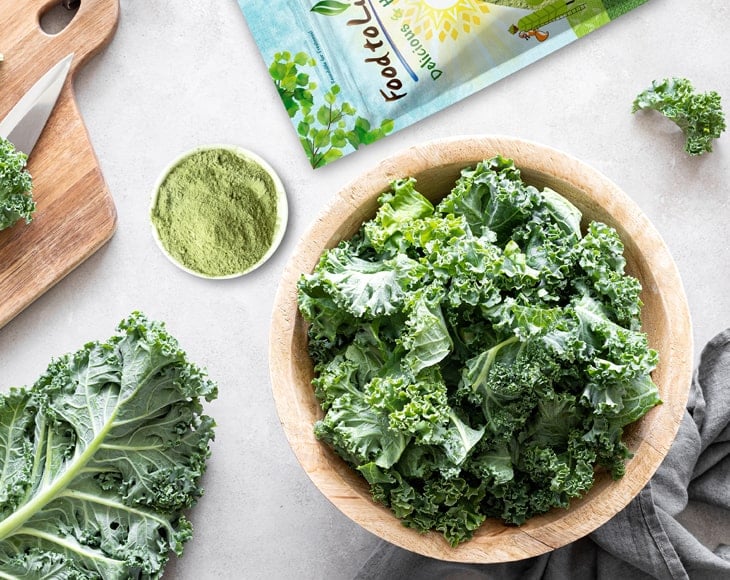 Bột cải xoăn kale hữu cơ Food To Live Organic Kale Powder 8