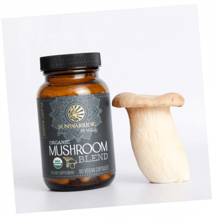 Hỗn hợp nấm hữu cơ Sunwarrior Be•Well Organic Mushroom Blend 5