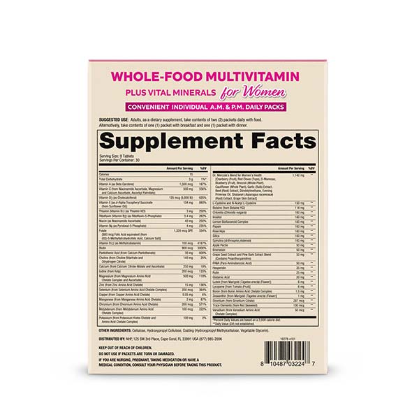 Vitamin cho phụ nữ từ thực phầm toàn phần Dr Mercola Whole-Food Multivitamin for Women 16