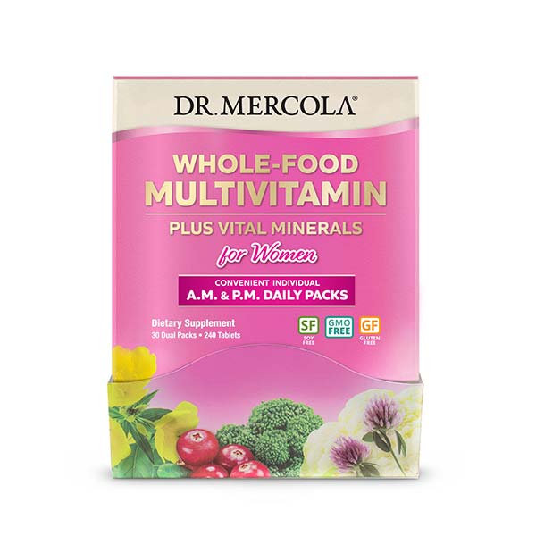 Vitamin cho phụ nữ từ thực phầm toàn phần Dr Mercola Whole-Food Multivitamin for Women 1