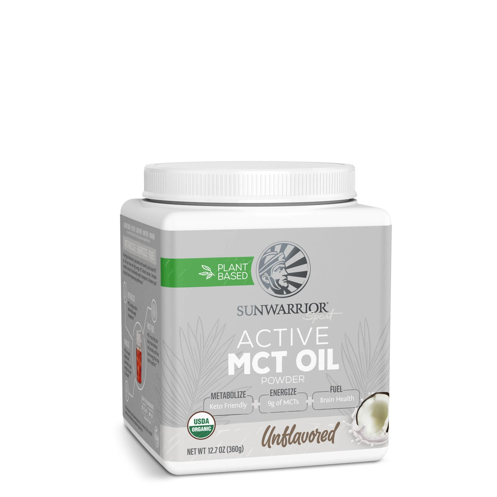 Bột MCT hữu cơ Sunwarrior Organic Active MCT Oil Powder 360g 1