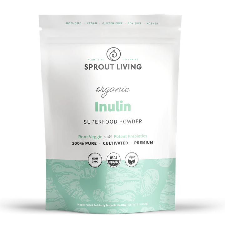 Bột chất xơ hữu cơ Sprout Living Organic Inulin (Jerusalem Artichoke) Powder 1