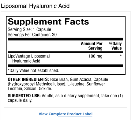 Liposomal Hyaluronic Acid Dr Mercola 7
