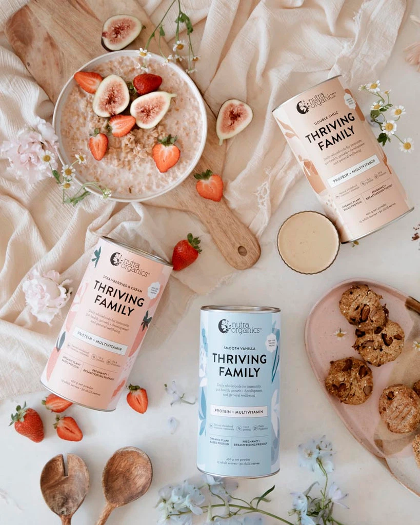 Protein thực vật Nutra Organics Thriving Family