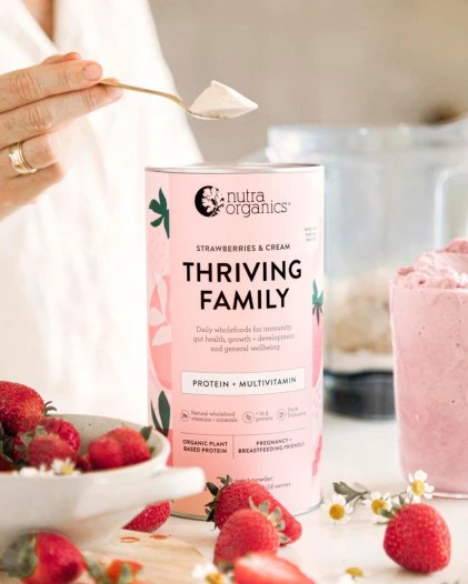 Protein thực vật Nutra Organics Thriving Family - Hình ảnh 3
