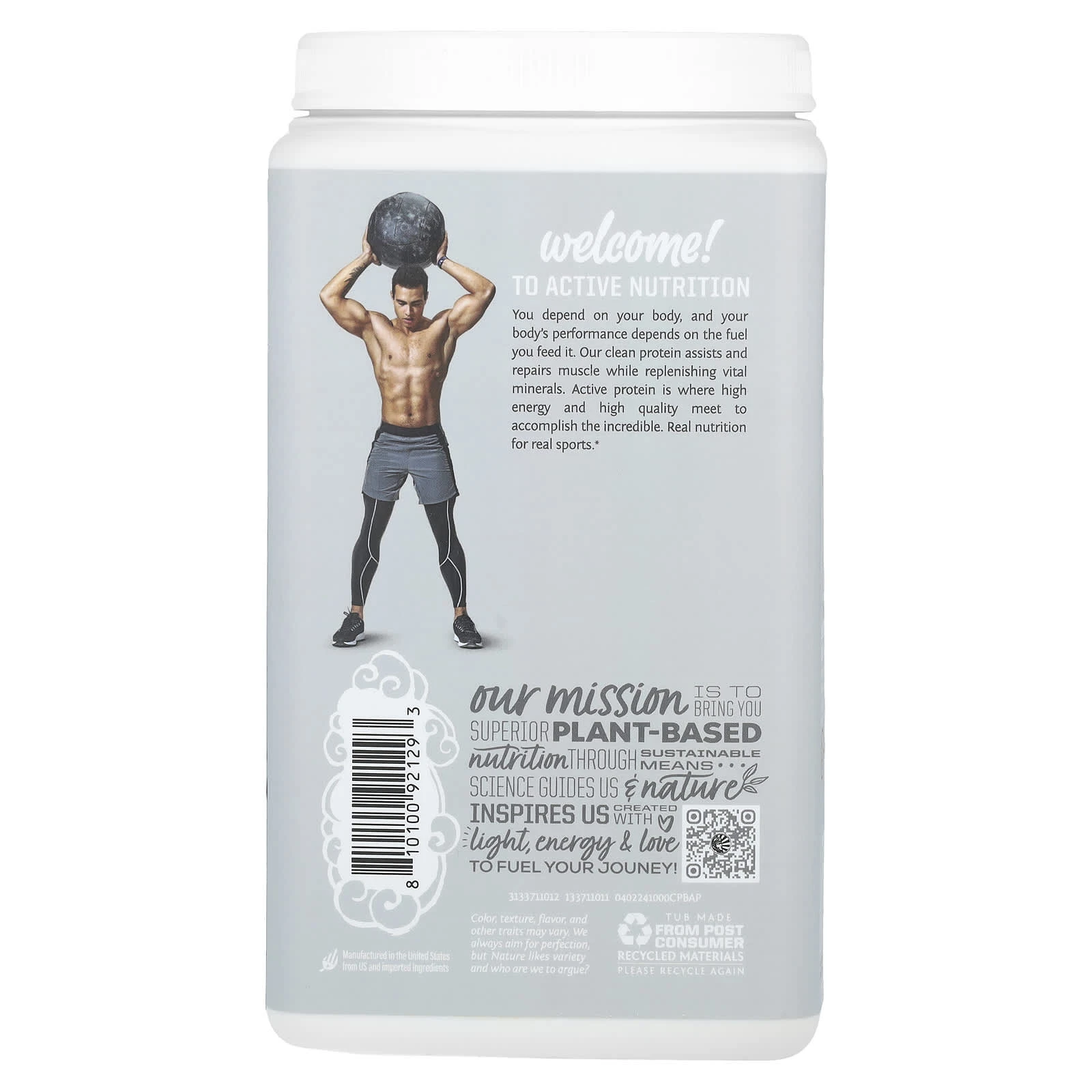 Protein thực vật hữu cơ Sunwarrior Active Protein 11