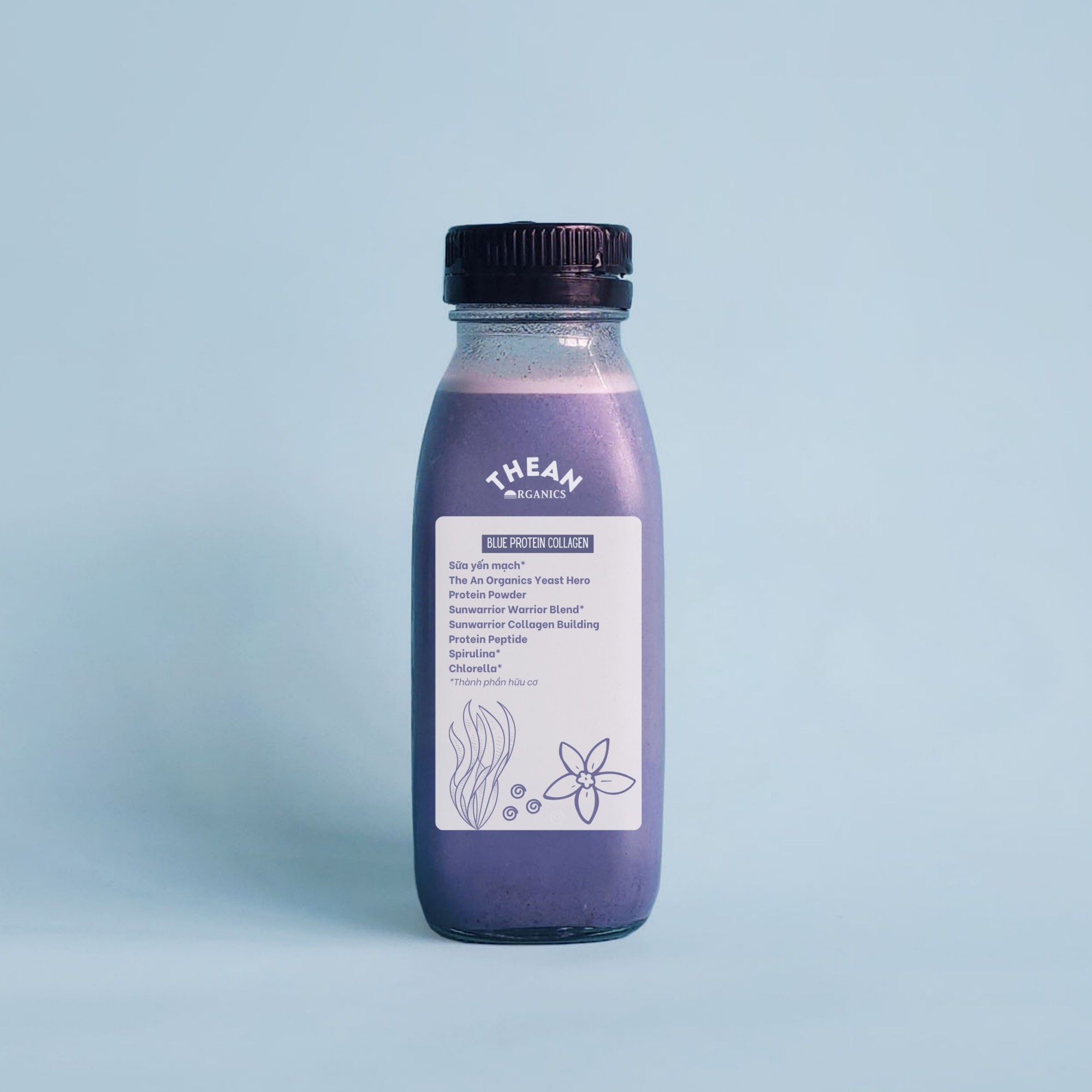 The An Organics Smoothie Blue Protein Collagen