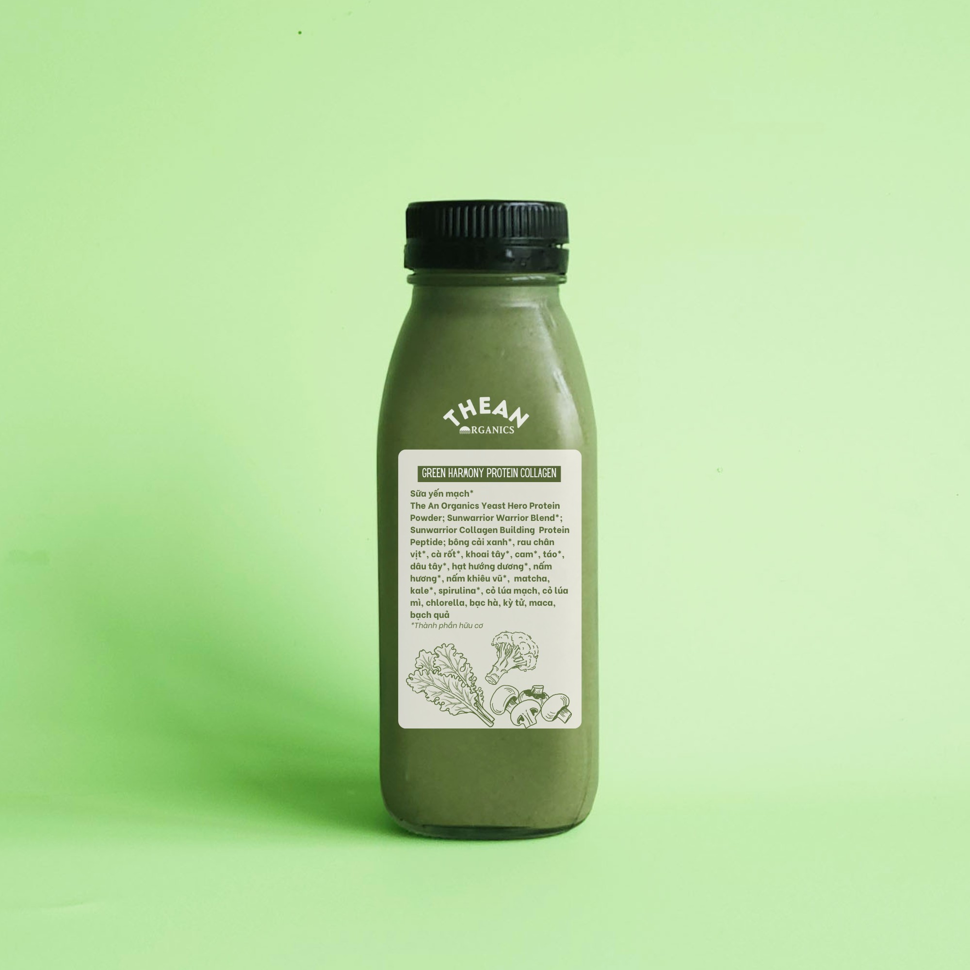 The An Smoothie Green Protein Collagen