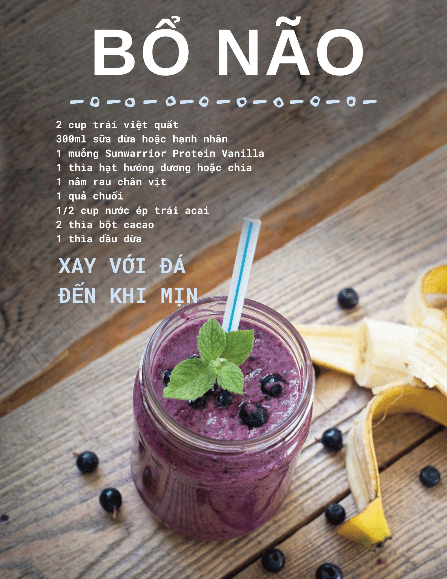 Smoothie Bổ Não 3