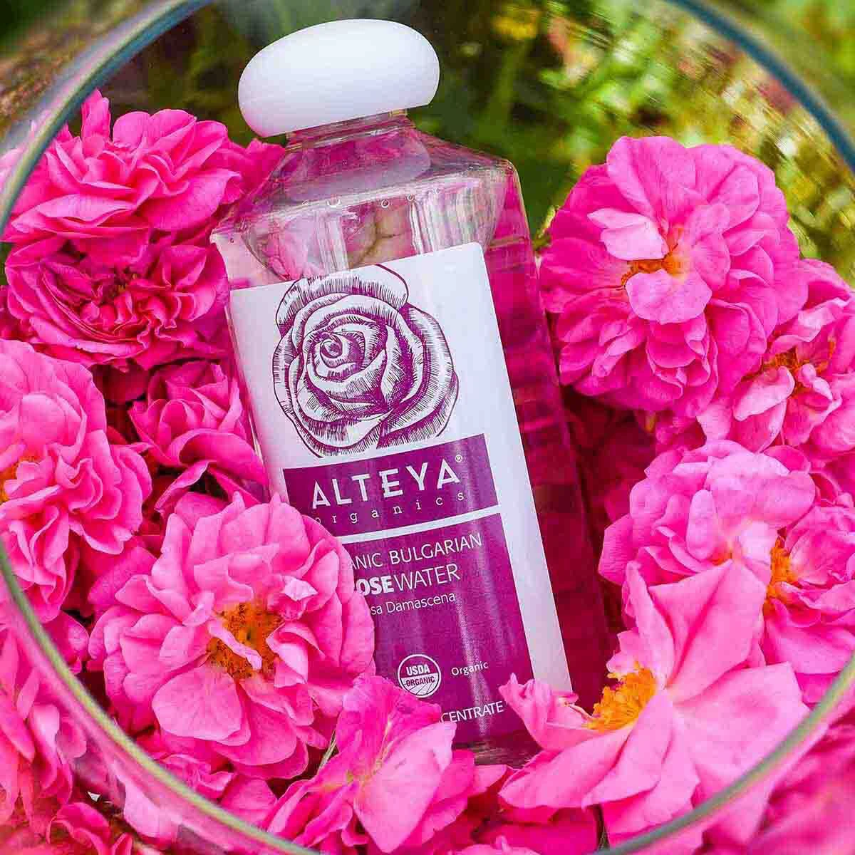 Nước hoa hồng đỏ hữu cơ Alteya Organics Rose Damascena Water 500ml 15
