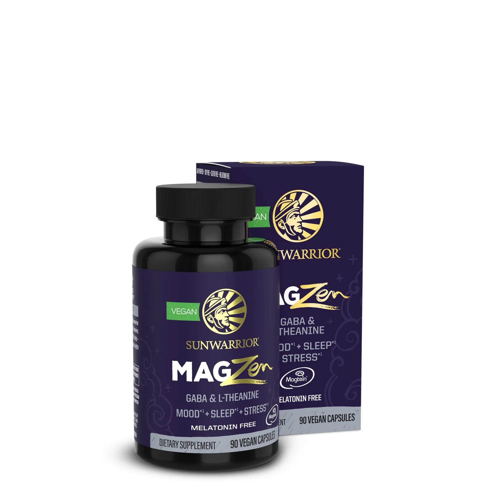 Bổ sung magie Sunwarrior Magnesium + Zen Capsules 1