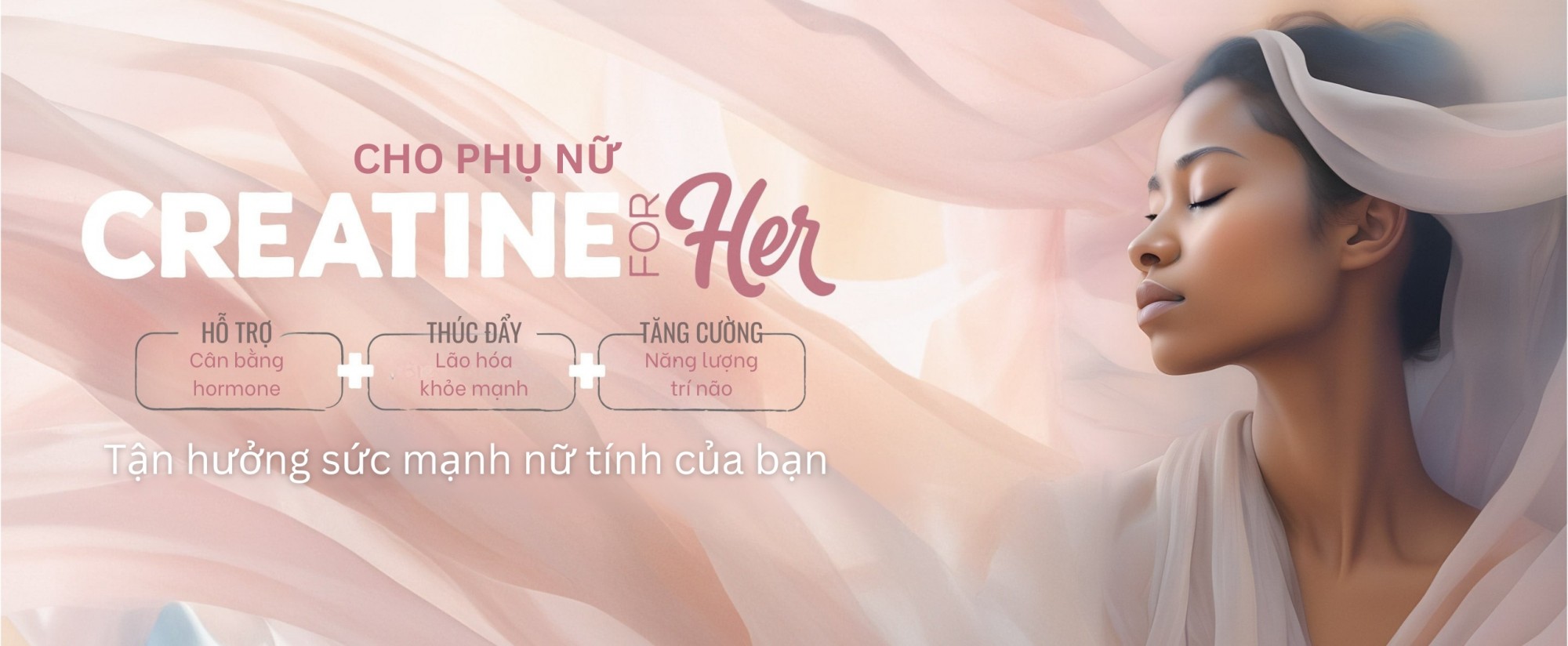 Creatine cho phụ nữ Sunwarrior Active Creatine For HER 15