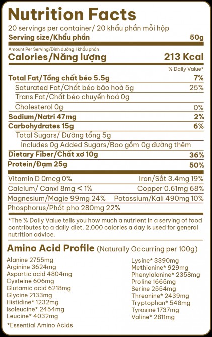 Bột Đạm Yeast Hero Overnight Protein Original - Ảnh 6