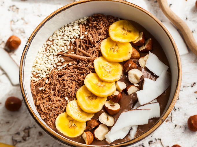 Smoothie Bowl Chocolate Chunky Monkey 1