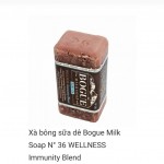Xà bông sữa dê Bogue Milk Soap N° 36 WELLNESS Immunity Blend