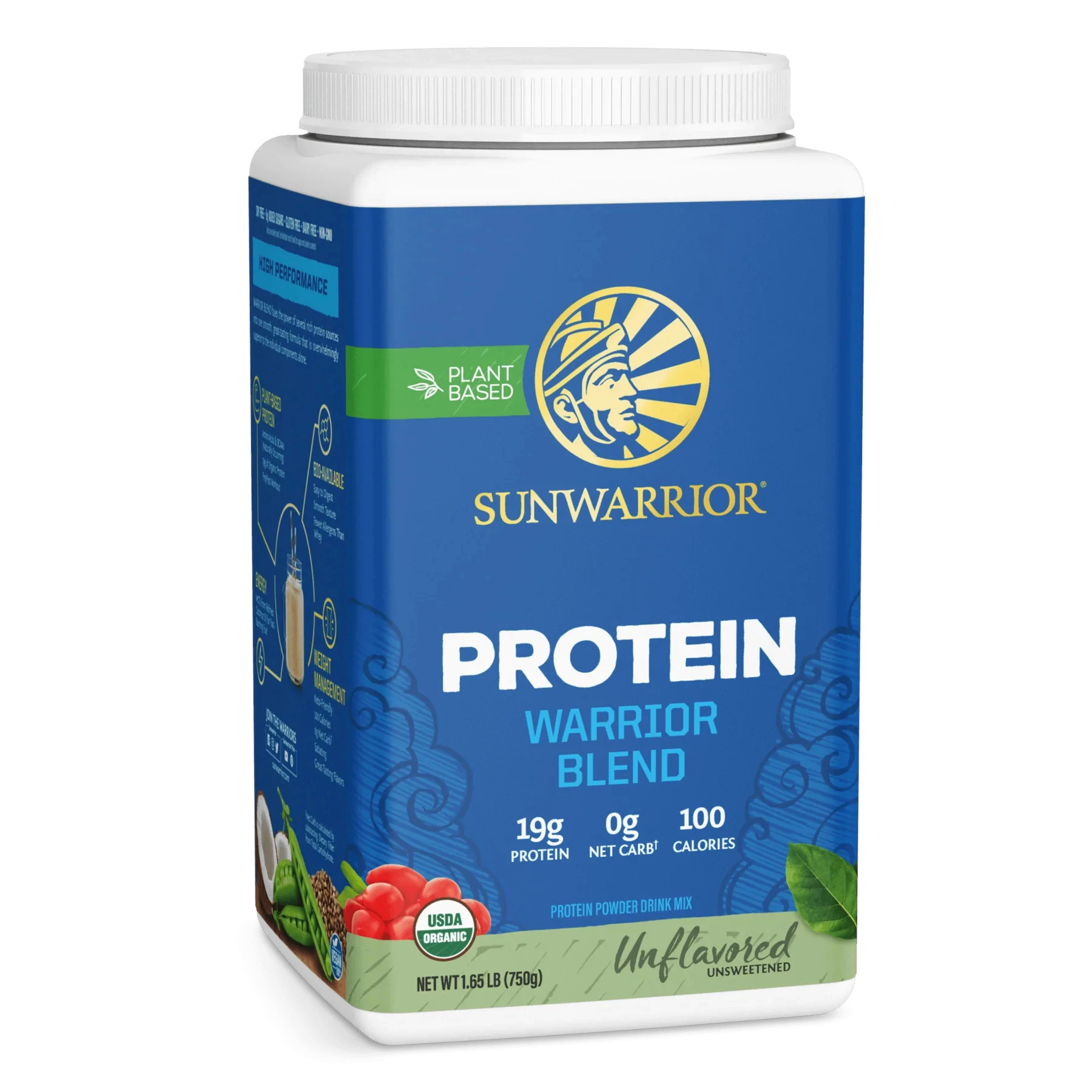 Bột protein thực vật hữu cơ Sunwarrior Classic Plus