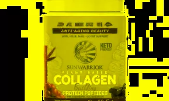Bột bổ sung collagen building protein peptides Sunwarrior photo review